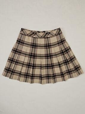 Sunday Best Plaid Pleated Mini Skirt Size 2